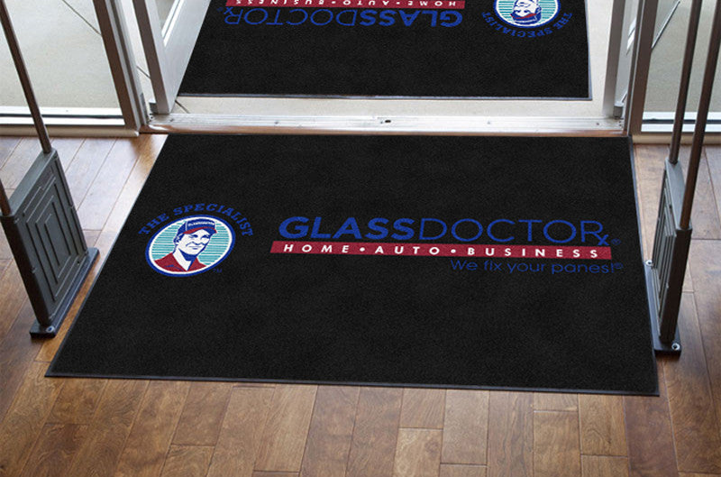 Glass Doctor/Cherrydale 4 X 6 Rubber Backed Carpeted HD - The Personalized Doormats Company