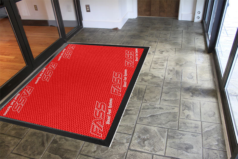 FASS Fuel Systems 8 X 12 Luxury Berber Inlay - The Personalized Doormats Company