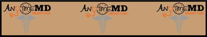 Anytime MD  Urgent Care 3 X 16.67 Luxury Berber Inlay - The Personalized Doormats Company