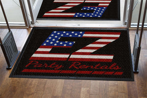 EZ Party Rentals 4 X 6 Luxury Berber Inlay - The Personalized Doormats Company