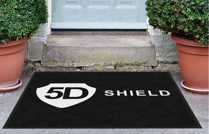 5D Shield 3 x 4 Rubber Backed Carpeted HD - The Personalized Doormats Company