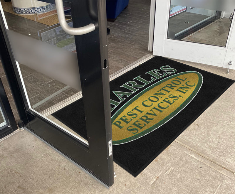 Charles Pest Control White Outline BK BG