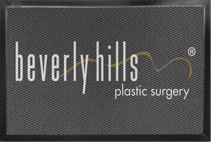 Beverly Hills Plastic Surgery, Inc 3.96 X 7.4 Luxury Berber Inlay - The Personalized Doormats Company