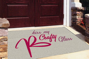Kiss My Crafty Glass