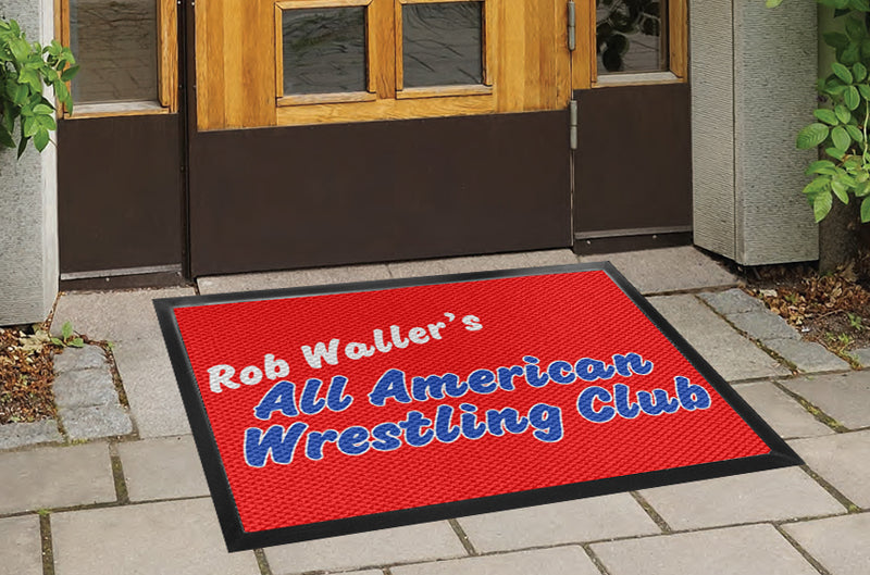 All-American 3 X 4 Luxury Berber Inlay - The Personalized Doormats Company