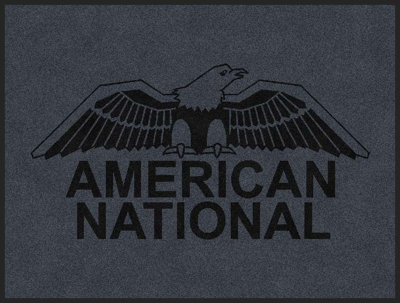 American National 3 X 4 Rubber Backed Carpeted HD - The Personalized Doormats Company