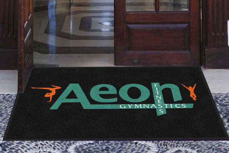 Aeon Indoor Mat § 3 X 5 Rubber Backed Carpeted - The Personalized Doormats Company
