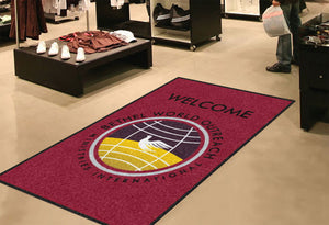 BETHEL WORLD OUTREACH MINISTRIES 5 x 8 Rubber Backed Carpeted HD - The Personalized Doormats Company