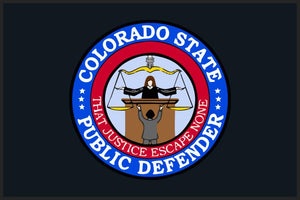 Colorado State Public Defenders § 4 X 6 Dye Sub (Photo) - The Personalized Doormats Company