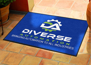 Diverse Automation 2 X 3 Rubber Backed Carpeted HD - The Personalized Doormats Company