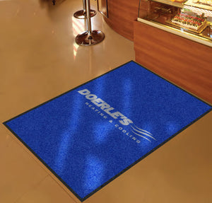 DOERLE'S HEATING & COOLING, INC 3 x 5 Custom Plush 30 HD - The Personalized Doormats Company