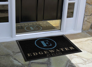 Edgewater - back door 2 X 3 Luxury Berber Inlay - The Personalized Doormats Company