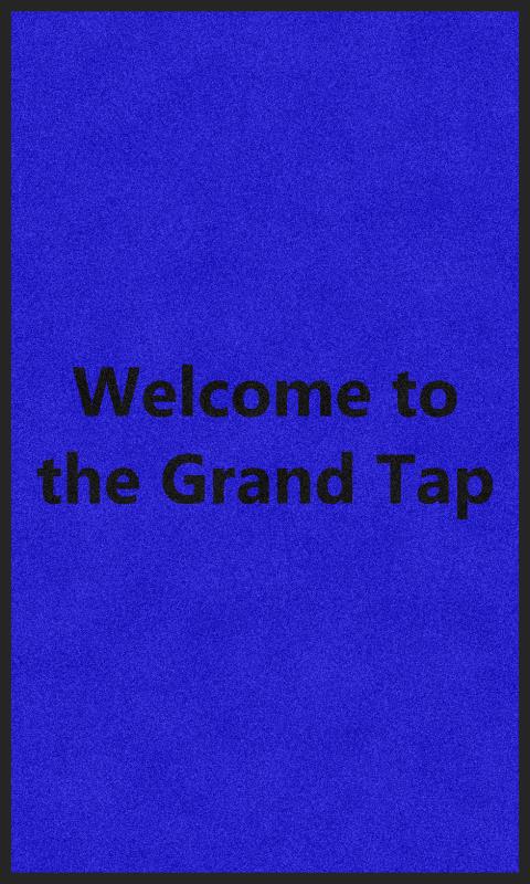 Grand Tap 3 X 5 Rubber Backed Carpeted - The Personalized Doormats Company