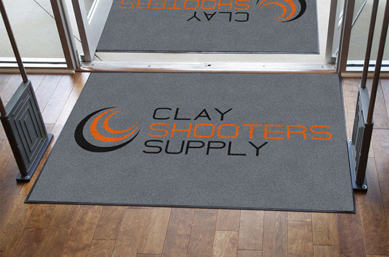 Clay Shooters Supply 4 X 6 Rubber Backed Carpeted HD - The Personalized Doormats Company