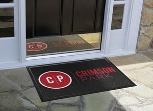 Crimson Park 2 x 3 Luxury Berber Inlay - The Personalized Doormats Company