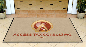 ATC logo 3 X 5 Rubber Backed Carpeted HD - The Personalized Doormats Company