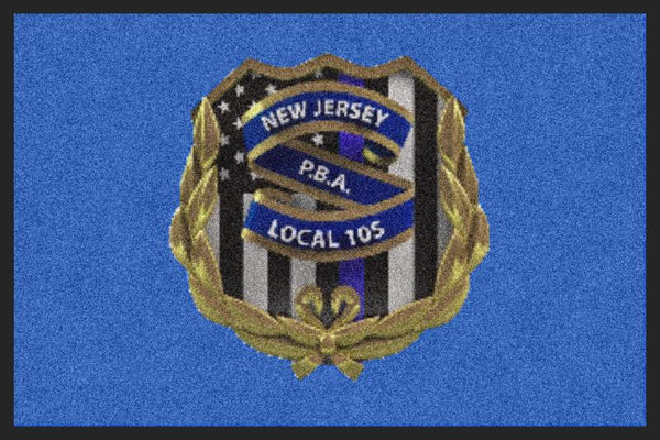 New Jersey PBA: 2 X 3 - Rubber Backed Carpeted HD - The Personalized ...