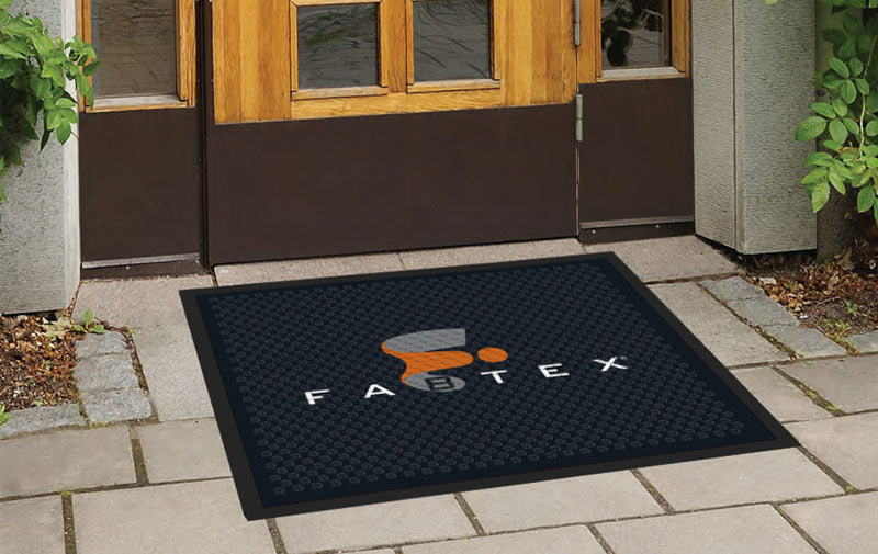 03 Door Mat 2.5 X 3 Rubber Scraper - The Personalized Doormats Company