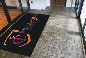 Influencers Church § 5 X 10 Rubber Backed Carpeted HD - The Personalized Doormats Company
