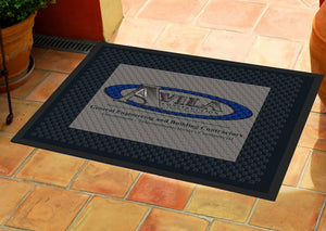 Front Entry Door 2.5 X 3 Rubber Scraper - The Personalized Doormats Company