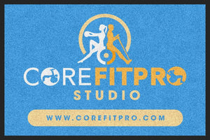 CoreFitPro 2 X 3 Rubber Backed Carpeted HD - The Personalized Doormats Company