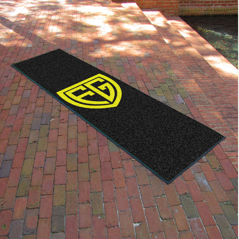 Folding Guard 3 X 10 Luxury Berber Inlay - The Personalized Doormats Company
