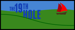 19th Hole Boat 4 X 10 Luxury Berber Inlay - The Personalized Doormats Company