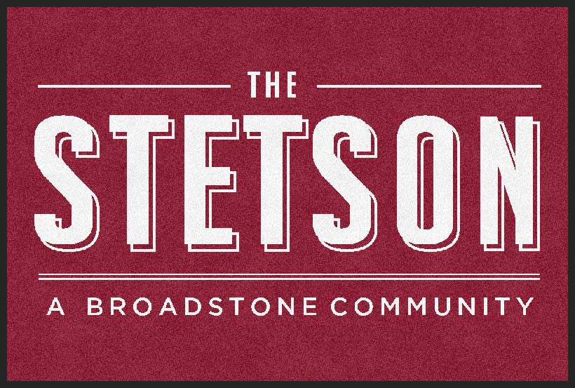 Stetson Red 4x6 Logo Mat