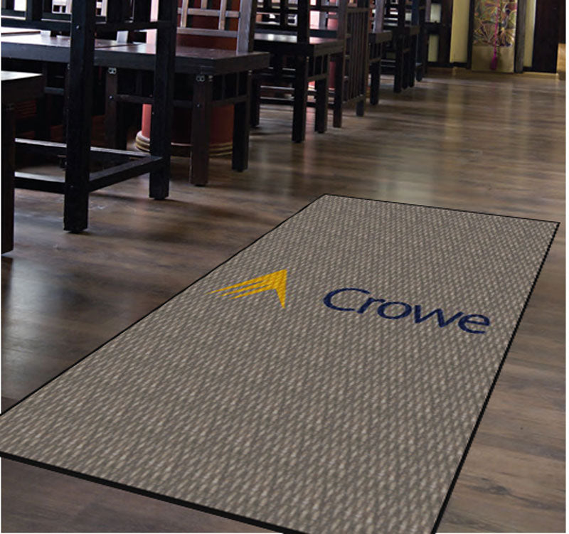 Crowe Horwath 5 X 8 Luxury Berber Inlay - The Personalized Doormats Company