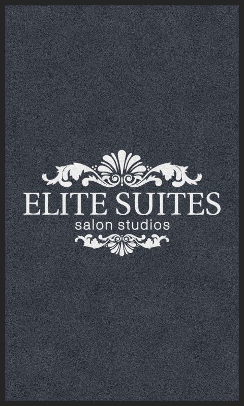 Elite Suites Salon Studios 3 x 5 Rubber Backed Carpeted HD - The Personalized Doormats Company