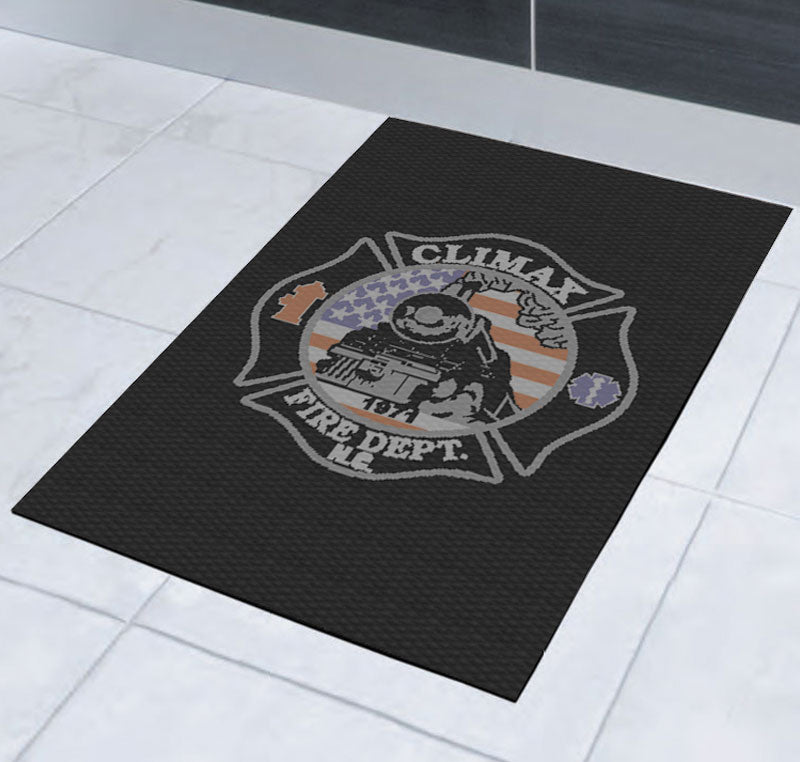 Climax Fire Department 2 X 3 Floor Impression - The Personalized Doormats Company