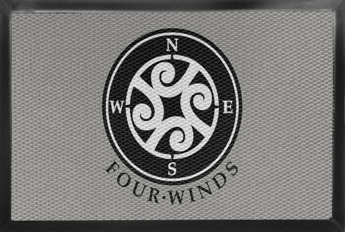 4 Winds 3 X 5 Luxury Berber Inlay - The Personalized Doormats Company