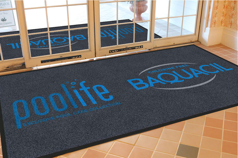Anchor Pools and Spas 4 X 8 Rubber Backed Carpeted HD - The Personalized Doormats Company