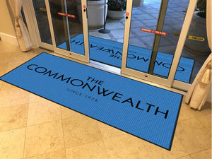 Commonwealth Front Door Mat 4 x 8 Waterhog Impressions - The Personalized Doormats Company