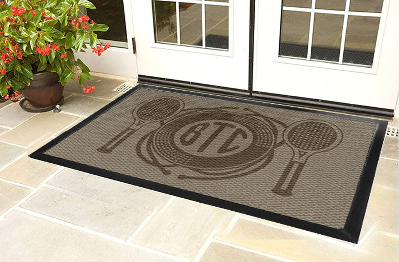 BTC Logo 4 X 6 Luxury Berber Inlay - The Personalized Doormats Company