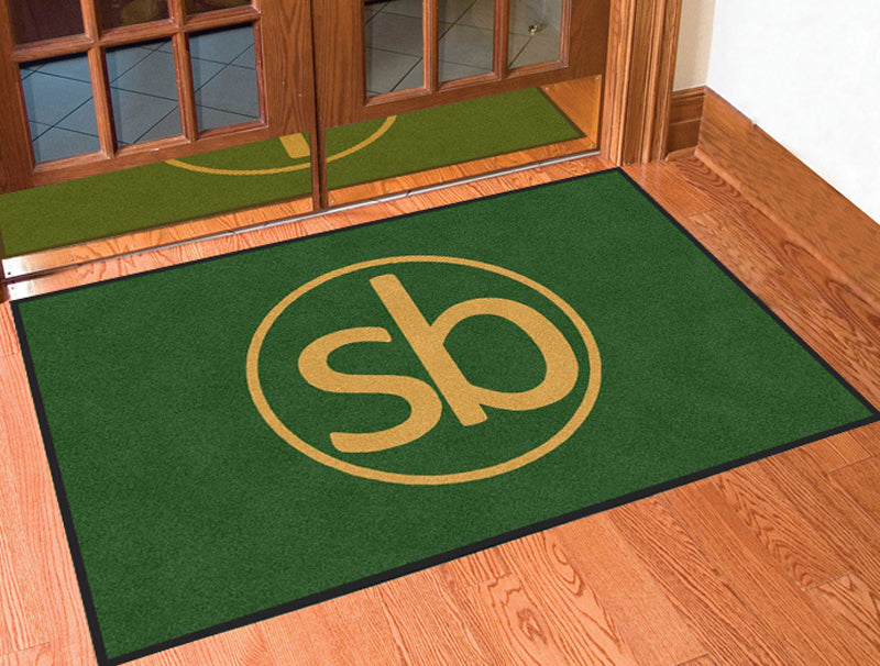 SBFJ FRONT MAT Gold Logo