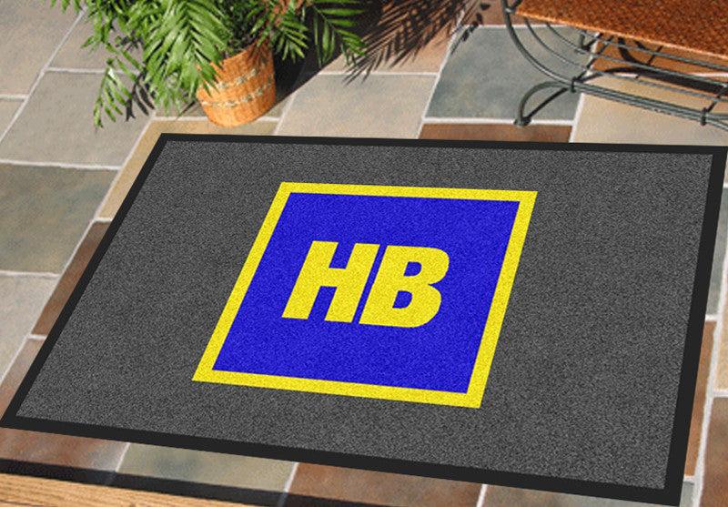 Hakes Brothers Welcome Mat 2 X 3 Rubber Backed Carpeted - The Personalized Doormats Company