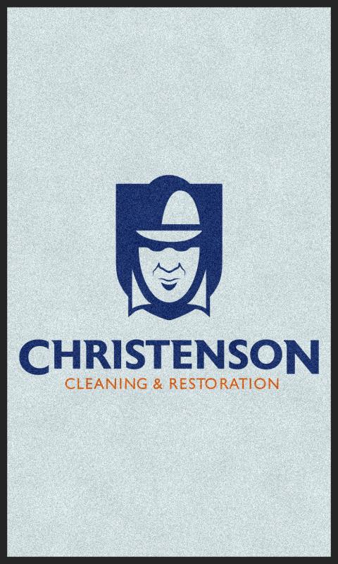 Christenson Mat § 3 X 5 Rubber Backed Carpeted HD - The Personalized Doormats Company