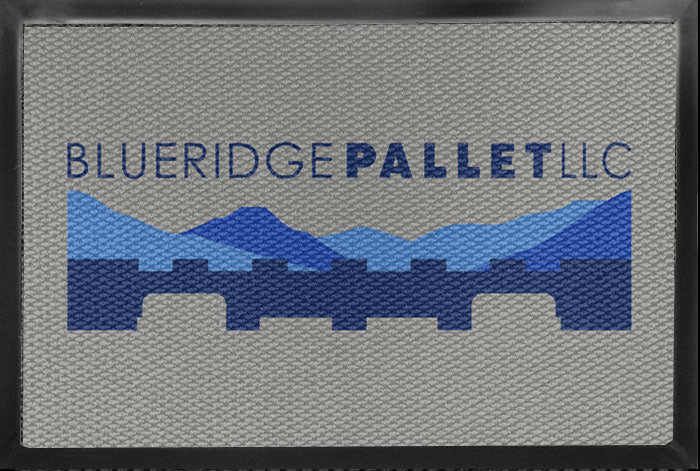 Blue Ridge Pallet 4 X 6 Luxury Berber Inlay - The Personalized Doormats Company