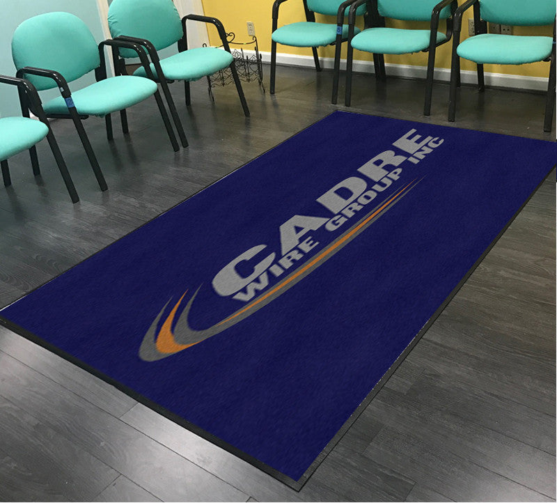 Cadre Wire Group 5 X 8 Rubber Backed Carpeted - The Personalized Doormats Company