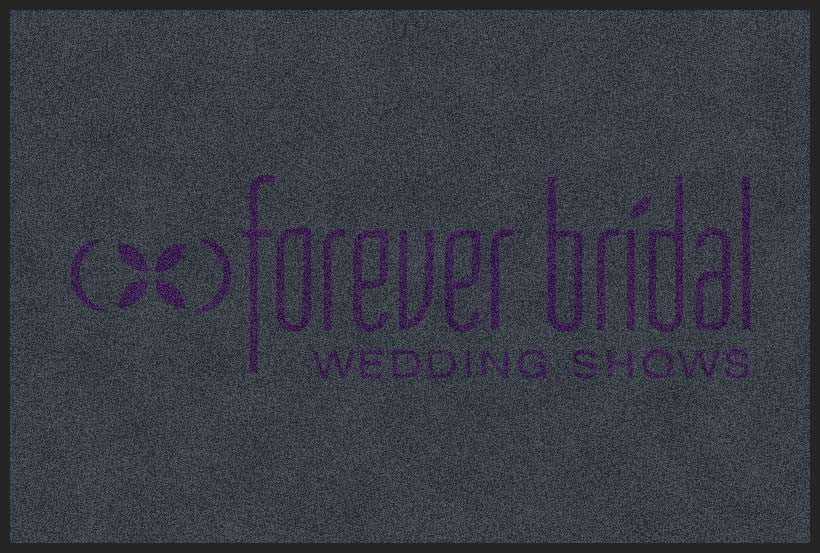 Forever Bridal Productions Ltd. 4 X 6 Rubber Backed Carpeted HD - The Personalized Doormats Company