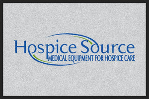 Hospice Source 2 x 3 Rubber Backed Carpeted HD - The Personalized Doormats Company