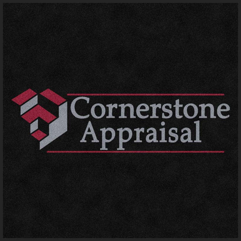 Cornerstone Appraisal 6 X 6 Rubber Backed Carpeted HD - The Personalized Doormats Company