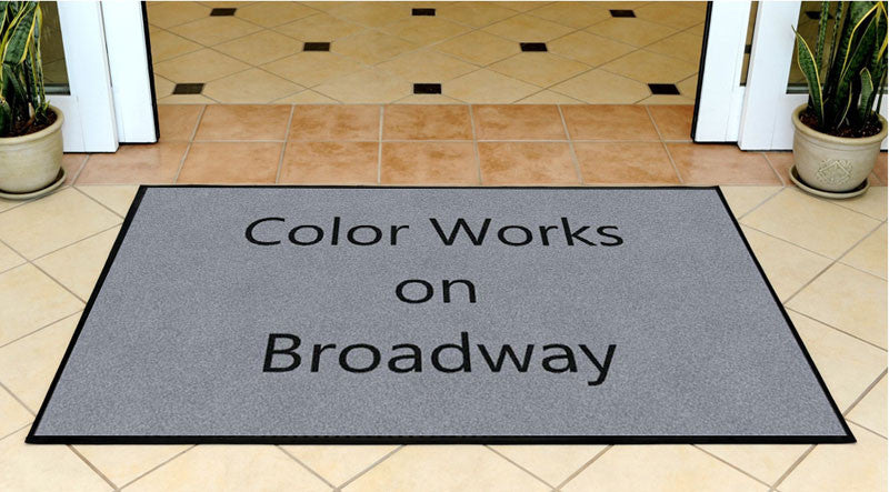 Color Works Rug 3 X 5 Rubber Backed Carpeted HD - The Personalized Doormats Company