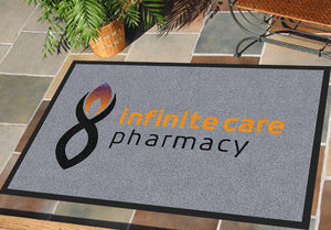 Infinite Care 2 x 3 Rubber Backed Carpeted HD - The Personalized Doormats Company