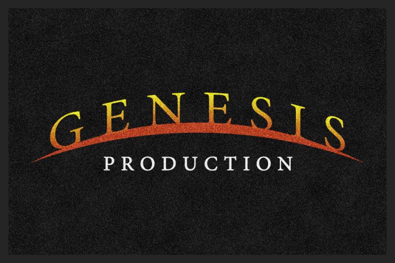 Genesis Production 2 X 3 Rubber Backed Carpeted HD - The Personalized Doormats Company