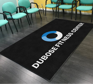 DuBose  Fitness 5 X 8 Rubber Backed Carpeted HD - The Personalized Doormats Company
