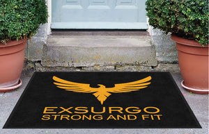 Exsurgo 3 X 4 Rubber Backed Carpeted HD - The Personalized Doormats Company