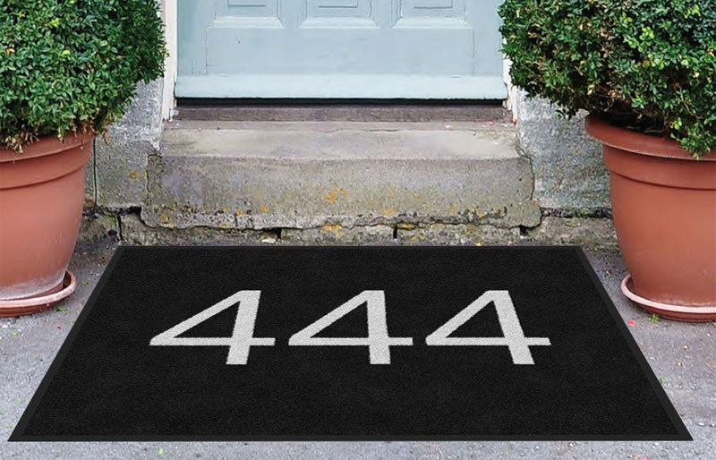 444 3 x 4 Rubber Backed Carpeted - The Personalized Doormats Company