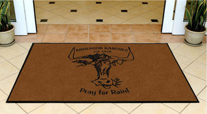 Anderson Ranch 3 X 5 Rubber Backed Carpeted HD - The Personalized Doormats Company